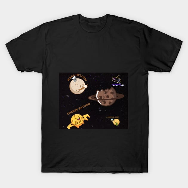 tasty planets T-Shirt by Level one